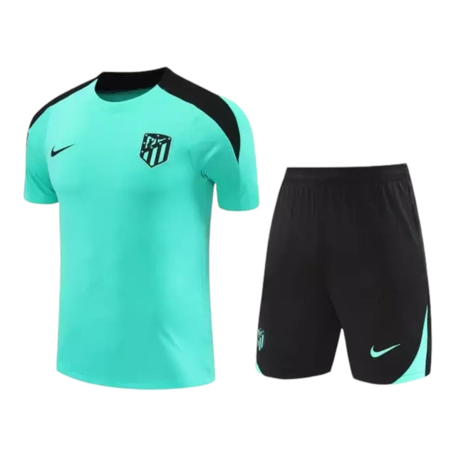 Kit Treino adulto - Camisa e Shorts - Atlético de Madrid Nike 24/25 - Verde e preto