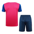 Kit Treino adulto - Camisa e Shorts - Barcelona Nike 24/25 - Rosa e azul