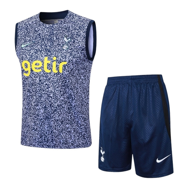 Kit Treino adulto - Camisa e Shorts - Tottenham Nike 23/24 - Azul