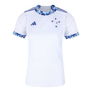Camisa Cruzeiro II 24/25 -  Adidas Feminina - Branca com detalhes em azul