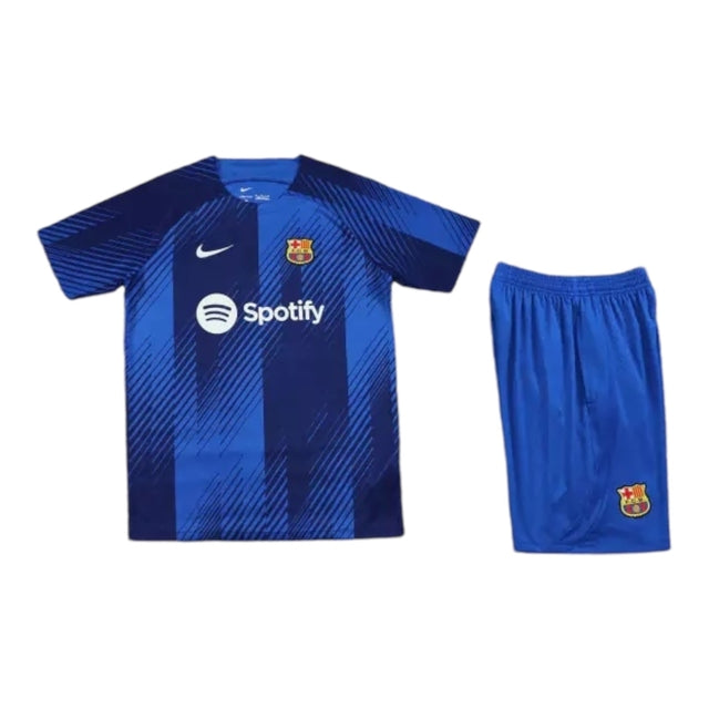 Kit Treino adulto - Camisa e Shorts - Barcelona Nike 23/24 - Azul