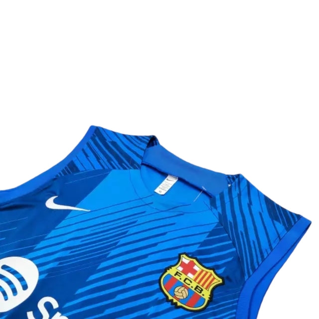 Kit Treino adulto - Camisa e Shorts - Barcelona Nike 23/24 - Azul