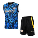 Kit Treino adulto - Camisa e Shorts - Chelsea Nike 23/24 - Azul e preto