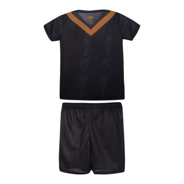 Kit Infantil Athletico Paranaense III 24/25 - Umbro - Preto com detalhes em dourado
