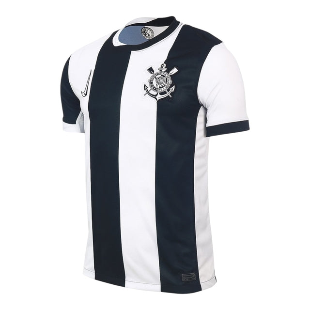 Camisa Corinthians III 24/25 - Torcedor Nike Masculina - Preta e branca