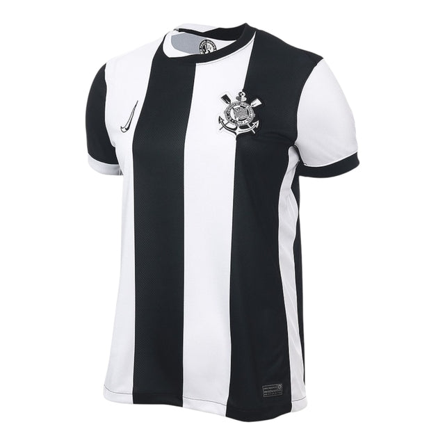Camisa Corinthians III 24/25 -  Nike Feminina - Branca e preta