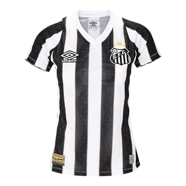Camisa Santos II 24/25 -  Umbro Feminina - Branca e preta