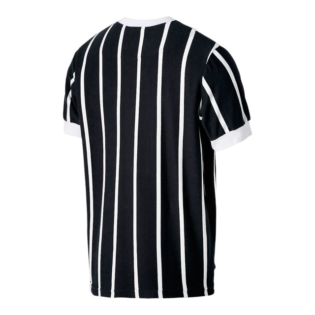Camisa Retrô Corinthians 1919 - Masculina - Preta com listras brancas
