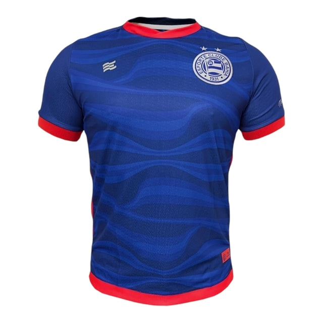 Camisa Bahia III 24/25 - Torcedor Esquadrão Masculina - Azul com detalhes em vermelho