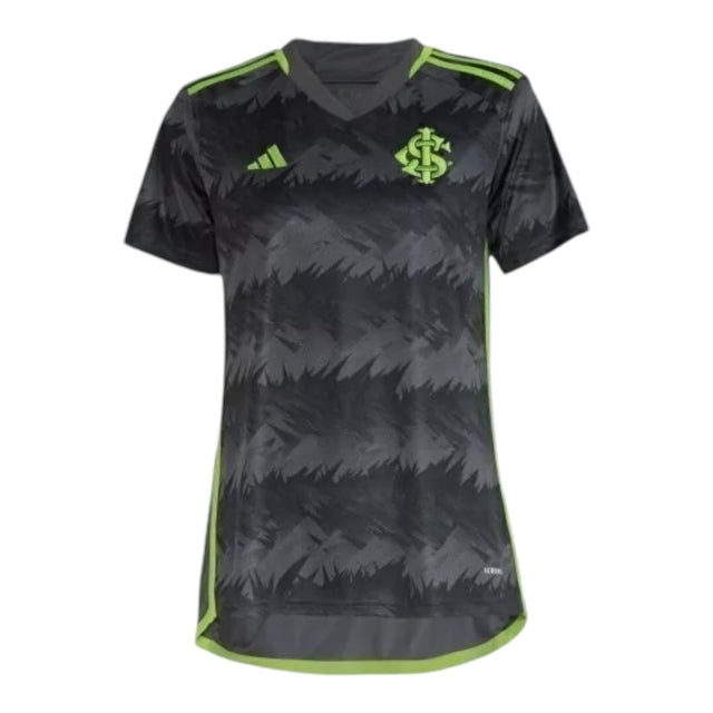 Camisa Internacional III 23/24 -  Adidas Feminina - Cinza com detalhes em verde