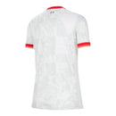 Camisa Liverpool III 24/25 -  Nike Feminina - Branca com detalhes em vermelho e cinza