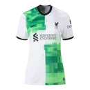 Camisa Liverpool II 23/24 -  Nike Feminina - Branca com detalhes em verde e preto
