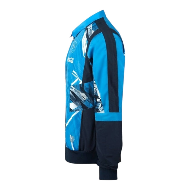 Jaqueta Corta-Vento Napoli 24/25 - Masculina EA7 - Azul com detalhes em branco