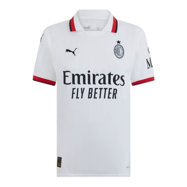 Camisa AC Milan II 24/25 -  Puma Feminina - Branca com detalhes em vermelho
