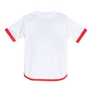 Kit Infantil Flamengo II 24/25 - Adidas - Branco com detalhes em vermelho