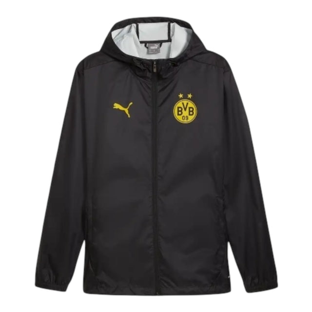 Jaqueta Corta-Vento Borussia Dortmund 24/25 - Masculina Puma - Preta