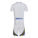 Kit Infantil Boca Juniors II 24/25 - Adidas - Branco com detalhes em azul e amarelo