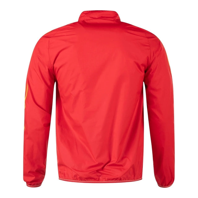 Jaqueta Corta-Vento Seleção Espanha I 24/25 - Masculina Puma - Vermelha com detalhes em amarelo