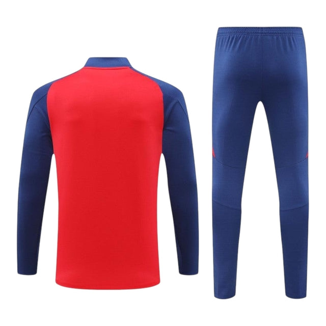 Conjunto Seleção Espanha Treino 24/25 - Masculino Nike - Azul e vermelho