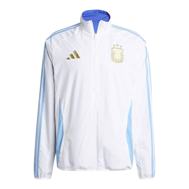 Jaqueta Corta-Vento Seleção Argentina I 24/25 - Masculina Adidas - Branca e azul