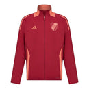 Jaqueta Corta-Vento River Plate 24/25 - Masculina Adidas - Vinho com detalhes em laranja