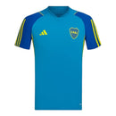 Camisa Boca Juniors Treino 24/25 - Torcedor Adidas Masculina - Azul com detalhes em amarelo