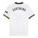 Camisa Borussia Dortmund III 24/25 - Torcedor Puma Masculina - Branca com detalhes em preto e amarelo