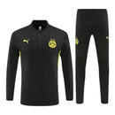 Conjunto Borussia Dortmund Treino 24/25 - Masculino Adidas - Preto com detalhes em amarelo