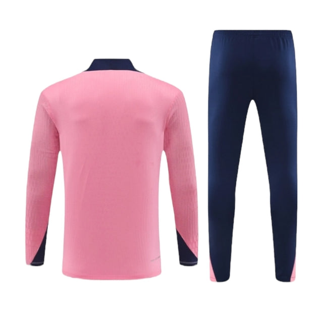 Conjunto Atlético de Madrid Treino 24/25 - Masculino Nike - Rosa com detalhes em azul
