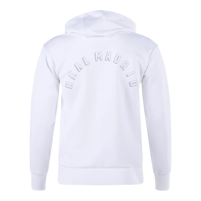 Jaqueta Corta-Vento Real Madrid 24/25 - Masculina Adidas - Branca