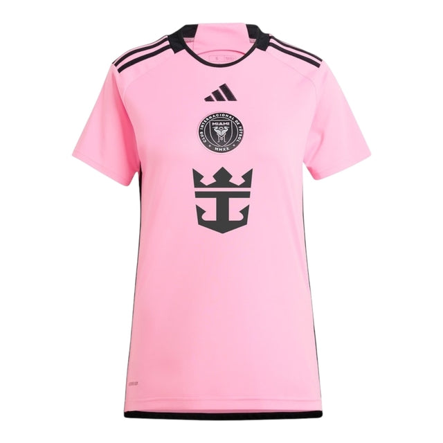 Camisa Inter Miami I 24/25 -  Adidas Feminina - Rosa com detalhes em preto