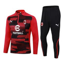 Conjunto AC Milan Treino 24/25 - Masculino Puma - Vermelho e preto
