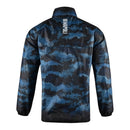 Jaqueta Corta-Vento Napoli Treino 24/25 - Masculina EA7 - Preta com detalhes em azul