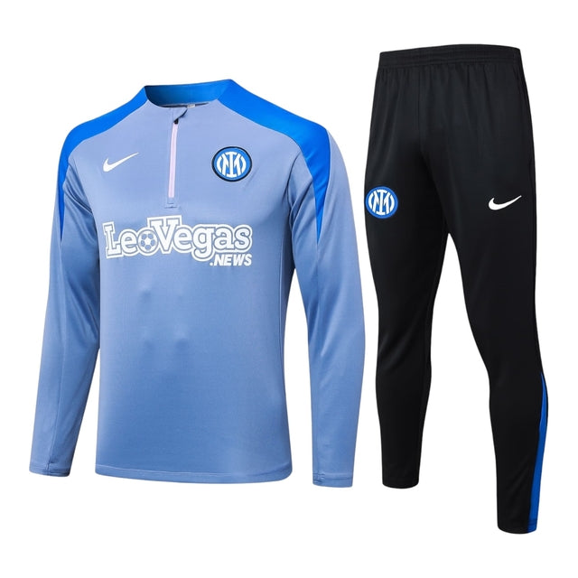 Conjunto Inter de Milão Treino 24/25 - Masculino Nike - Azul e preto