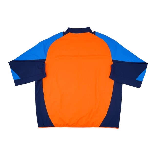 Jaqueta Corta-Vento Juventus Treino 24/25 - Masculina Adidas - Laranja com detalhes em azul