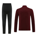 Conjunto Roma 24/25 - Masculino Adidas - Vinho e preto com detalhes em amarelo