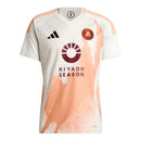 Camisa Roma II 24/25 -  Adidas Feminina - Branca com detalhes em laranja