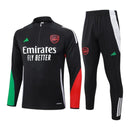 Conjunto Arsenal II 24/25 - Masculino Adidas - Preto com detalhes em vermelho e verde e branco