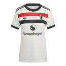 Camisa Manchester United III 24/25 -  Adidas Feminina - Branca com detalhes em preto