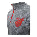 Jaqueta Corta-Vento Athletico Paranaense Treino 24/25 - Masculino Umbro - Cinza com detalhes em vermelho