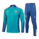 Conjunto Ajax Treino 24/25 - Masculino Adidas - Azul com detalhes em amarelo
