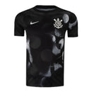 Camisa Corinthians Pré-jogo 25/26 - Torcedor Nike Masculina - Preta com detalhes em branco