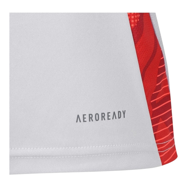 Camisa Internacional Treino 25/26 -  Adidas Feminina - Branca com detalhes em vermelho