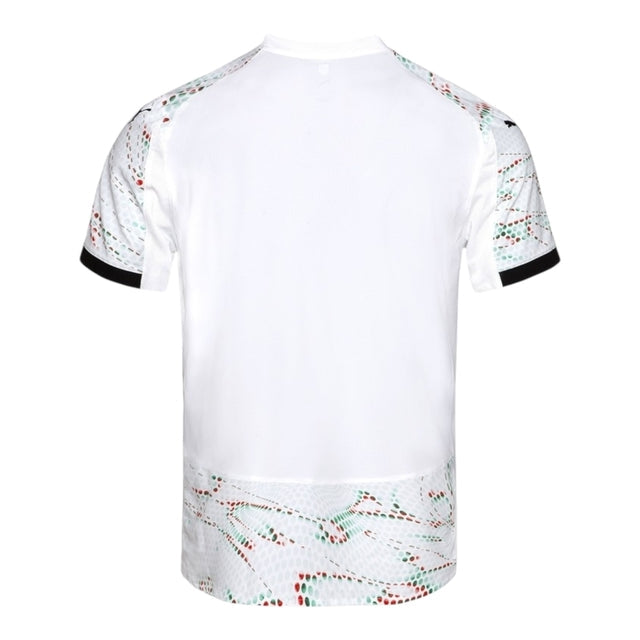 Camisa Seleção Portugal II 25/26 - Torcedor Puma Masculina - Branca com detalhes em verde e vermelho