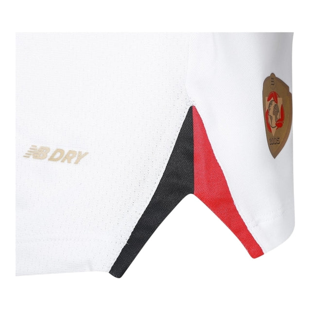Camisa São Paulo I 25/26 -  New Balance Feminina - Branca com detalhes em vermelho e preto