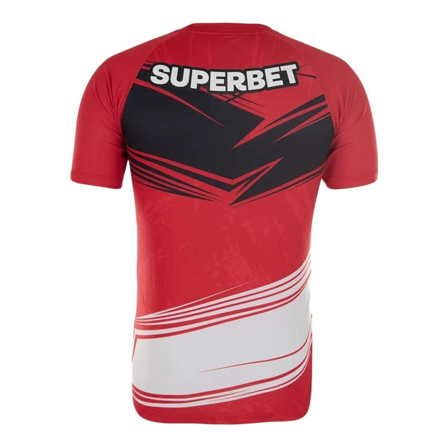 Camisa São Paulo Goleiro 25/26 - Torcedor New Balance Masculina - Vermelha com detalhes em preto e branco