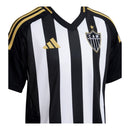 Camisa Atlético Mineiro I 25/26 - Torcedor Adidas Masculina - Preta com listras brancas com detalhes em amarelo