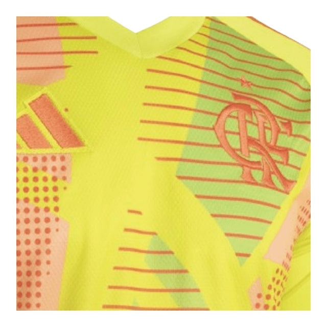 Camisa Flamengo Goleiro 25/26 - Torcedor Adidas Masculina - Amarela