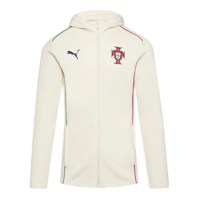 Jaqueta Corta-Vento Seleção Portugal 25/26 - Masculina Puma - Branca