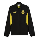 Jaqueta Corta-Vento Borussia Dortmund 25/26 - Masculina Puma - Preta com detalhes em amarelo